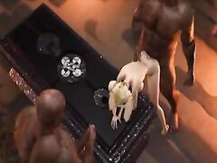 a woman brutally fucked in a violent sex movie.