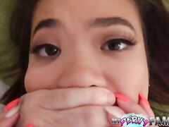 Asian Teen Stepsister Gets Rough Fucked - Vina Sky -