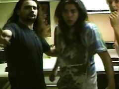 brutal fuck scene with amateur wive being forced into a rough sex act.