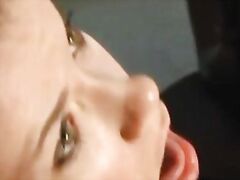 he forced her on her knees to suck his cock in the rape porn video.