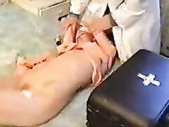 a milf was made to endure a tight ass blowjob and a violent sex in a rape porn.