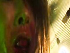 hot milf forced to make a blowjob for perverted men in brutal fuck video.