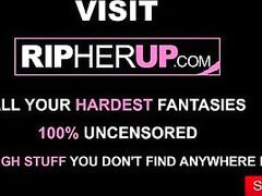 Brunette’s Rough First Time Anal Fucking with Full Facial