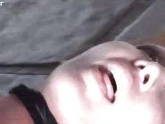 47.the young milf is brutally raped and forced into blowjob in a porn movie full of violent sex.