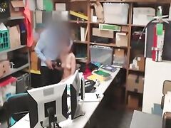 devastated wife cuddles her husband as they watch a rape porno featuring brutal forced blowjobs.